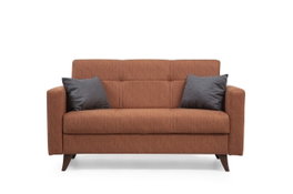 Atelier Del Sofa Polya Sofá Cama de 2 Plazas Rojo Teja